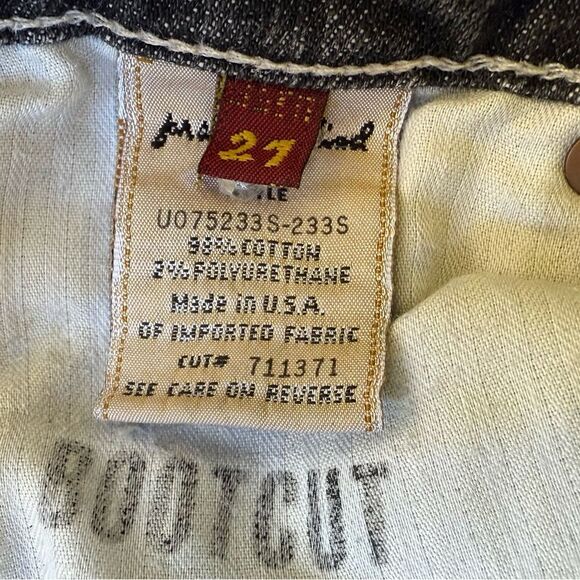 7 For All Mankind Grey Bootcut Jeans - Picture 3 of 7